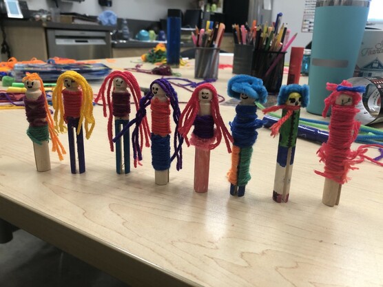 A picture of worry dolls